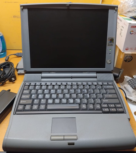 Vintage notebook laptop - notebook,