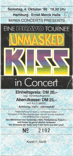 Kiss iron maiden in concert - ,