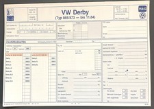 VW Derby bis 11/1984  Original