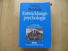 Entwicklungspsychologie Lehrbuch  Oerter/Montada _ BELZ
