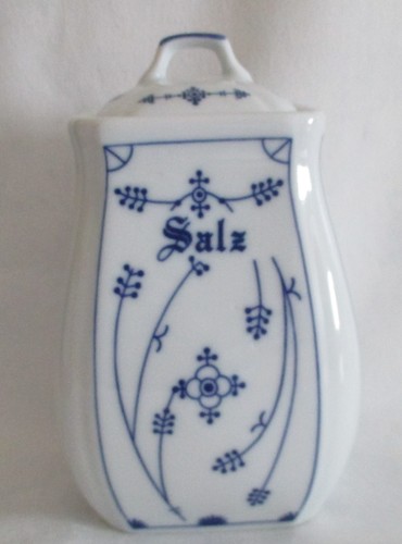 Salz dose topf blau - salz, /