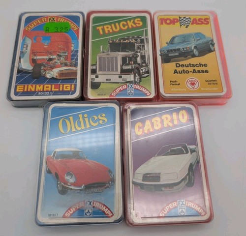 Quartett kartenspiel - 5x,