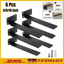 6x Schwerlast Regalhalter