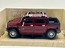 Modellauto 2002 Hummer H2 SUT Concept 1:27 Maisto Special Edition Weinrot US Car