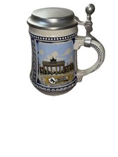 Bierkrug mit ZinnDeckel, 0,5 L