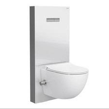Sanitärmodul Wand-WC WC-Modul inkl. Betätigungsplatte Spülkasten VITRA VITRUS