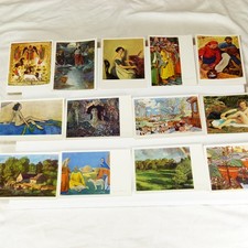 13 Kunstkarten - 12 Kunstkarten aus Rußland und eine Ikone - Postkarten