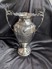 Ital. Amphorenvase, 800er Silber, 500 gr.