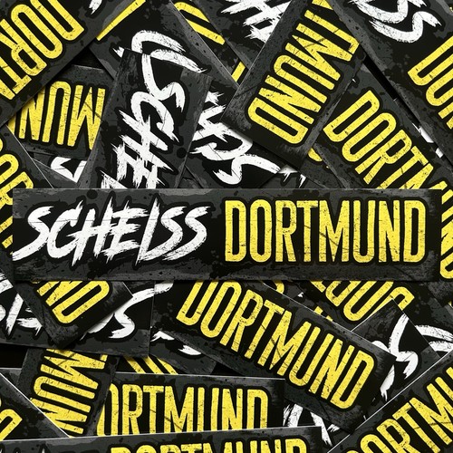 Anti dortmund aufkleber - dortmund,