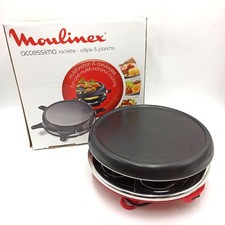 Moulinex Crêpier 6 Coupelles Accessimo RE151812 Raclette Plancha Crêpes Pfanne 6