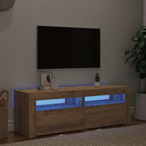 Schrank mit led lowboard - tv,