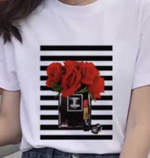 T-SHIRT LUXUS*L*NOIR PARF*BAUMWOLLE ELASTHAN HEMD SHIRT BLUSE DAMEN TOP QUALITÄT