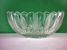 Servierschale Glasschale oval