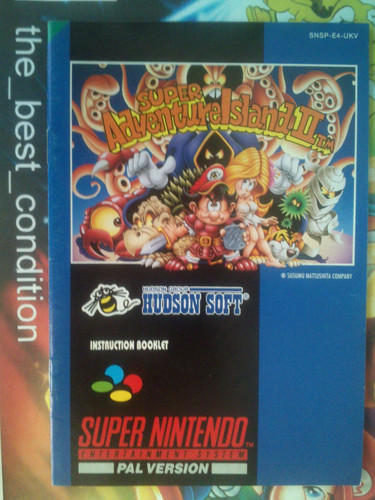 Manual super adventure island - super,