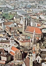 AK München Luftaufnahme 1988