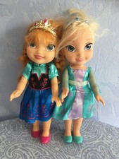 DISNEY TOLLYTOTS LIMITED Frozen Elsa & Anna Toddler Puppe, ca. 34 cm, SELTEN