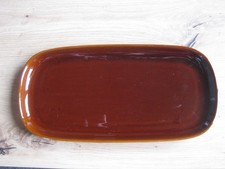 Melitta Heidelberg braun Servierplatte Kuchenplatte Platte Fleischplatte 31 cm 