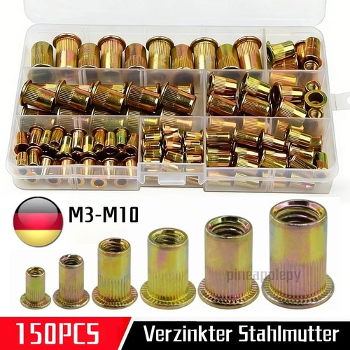 150 stk blindnietmuttern - stk,