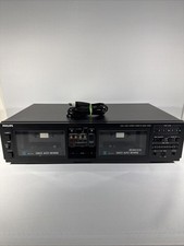 Philips FC567 Dual Logic Cassette Deck Doppel Kassettendeck Quick Auto Reverse