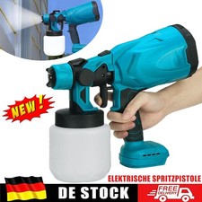 Farbsprühsystem Elektrische Farbspritzpistole Lackierpistole 18V Makita Akku DHL