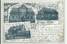 AK Weste Bevensen Ebsdorf Kr Uelzen Handlung Alkohol freie Wirtschaft 3Bild 1915