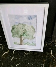 Hübsches Aquarell Unikat 42,5