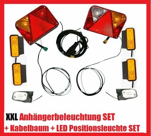 Xxl anhängerbeleuchtung set - set,