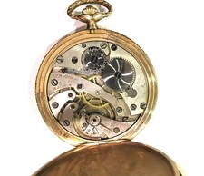 Goldene Taschenuhr Remontoir