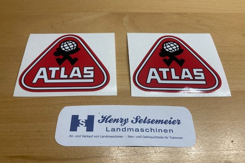 Atlas dreieck aufkleber - 2x,
