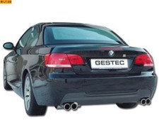 GESTEC Duplex Sportauspuff BMW 3er E92 E93 Coupé Cabrio 320d je2x70mm eingerollt