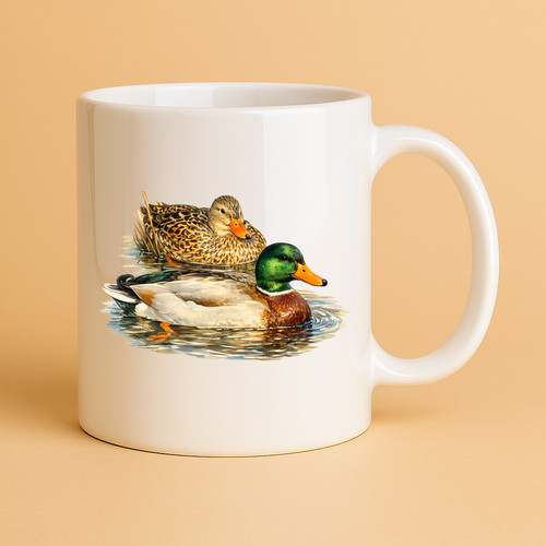 Wunderschöne enten malerei - wunderschöne,