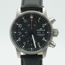 FORTIS FLIEGERUHR CHRONO AUTOMATIK HERREN UHR 597.20.141 VINTAGE SCHÖN 40MM F039