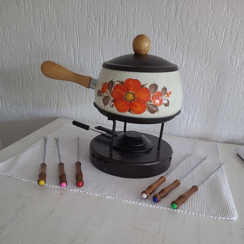 Vintage fondue set 70er - fondue,