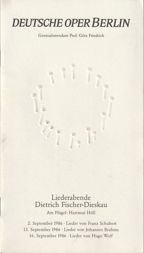 Programmheft liederabende - programmheft,