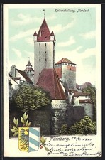 Ansichtskarte Nürnberg, Kaiserstallung, Nordost 1901 