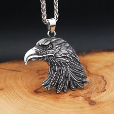 316L Edelstahl Adler Anhänger