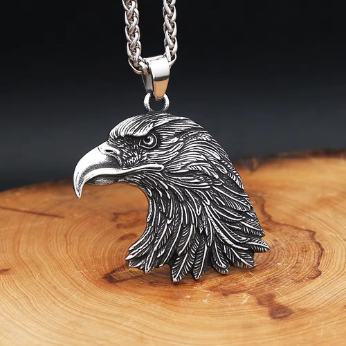 316l edelstahl adler anhänger - 316l,