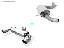 Duplex sport exhaust complete