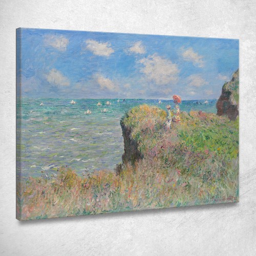Spaziergang auf der klippe - auf,