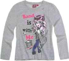 MONSTER HIGH 128 SHIRT GRAU