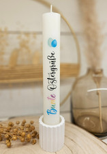 Osterkerze Bunte Ostergrüße