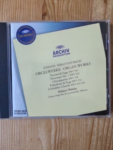 Orgelwerke organ works - =,