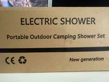 Tragbare Campingdusche, 6000mAh Camping Dusche Akku mit Pumpe, Outdoor Mobile