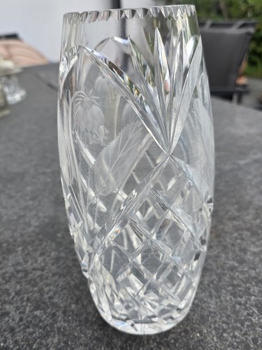 Glasvase säuremattiert - glasvase,
