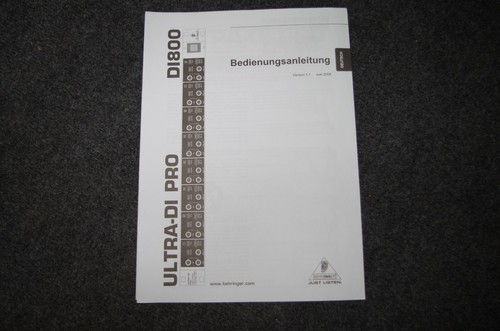 Behringer ultra di800 - behringer,