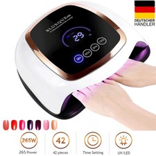 265W UV LED Nagel Lampe Gellampe UV-Nageltrockner Nagellampe für Maniküre-Gel