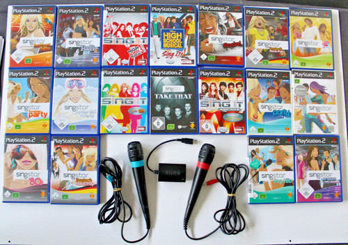 Playstation ps2 singstar - 2, x