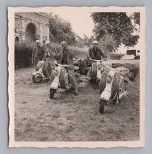 Turin Italien 1957 - Villa Rey Motorrad NSU Prima Reise - Altes Foto 195e0r