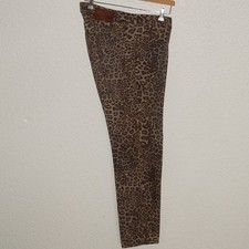 ?❤️?MARCCAIN - DAMEN HOSE - GR.N/5 - JEANS - BRAUN SCHWARZ - LEOPARD