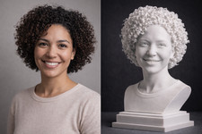 Portrait büste nach foto - 3d,